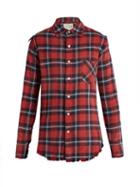 R13 Long-sleeved Tartan Cotton Shirt