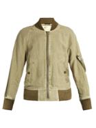 R13 Shrunken-fit Cotton-blend Flight Jacket