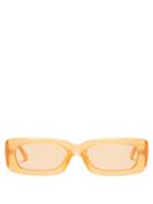 Ladies Accessories The Attico - X Linda Farrow Mini Marfa Rectangle Sunglasses - Womens - Orange