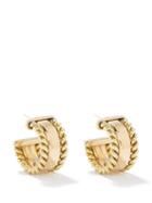 Laura Lombardi - Doppia Hoop Earrings - Womens - Yellow Gold