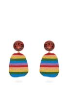 Matchesfashion.com Maryjane Claverol - After The Storm Crystal And Disc Drop Earrings - Womens - Multi