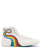 Mens Shoes Converse - Chuck 70 Pride Canvas High-top Trainers - Mens - White Multi