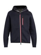 Matchesfashion.com Moncler Grenoble - Tricolour Trim Hooded Jacket - Mens - Blue