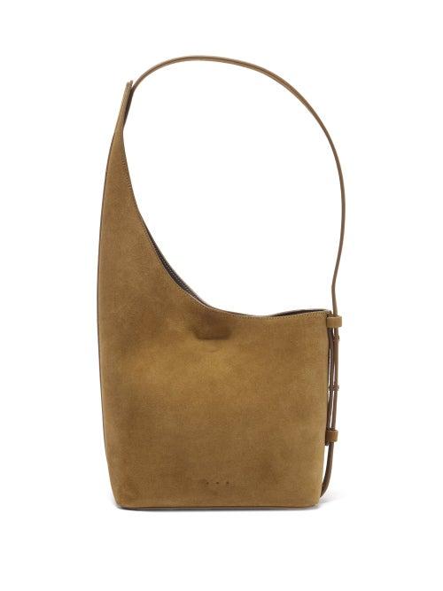 Aesther Ekme - Demi Lune Leather Bucket Bag - Womens - Brown