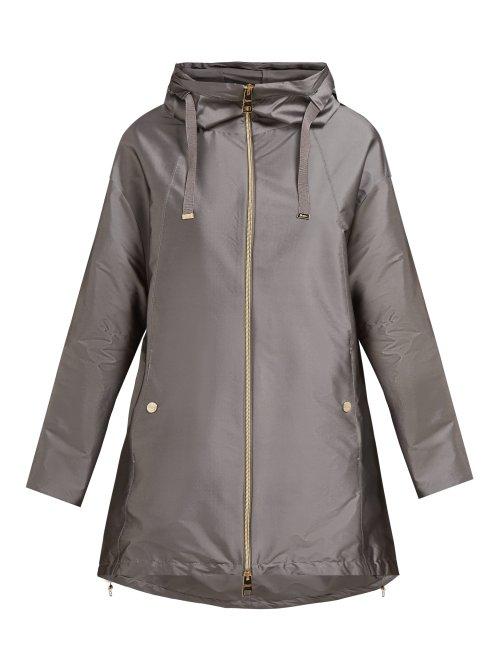 Matchesfashion.com Herno - Hooded Technical Coat - Womens - Silver