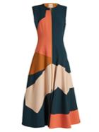Roksanda Celeste Colour-block Crepe Dress