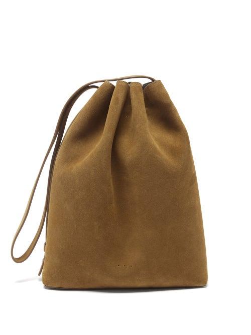 Aesther Ekme - Marin Suede Bucket Bag - Womens - Brown