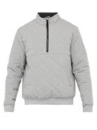 Matchesfashion.com Lndr - Padded Half Zip Jersey Sweater - Mens - Grey
