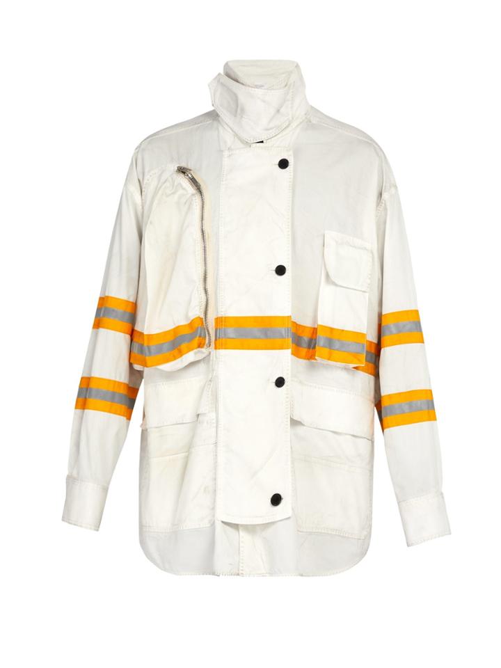 Calvin Klein 205w39nyc Fireman Reflective-trim Cotton Jacket