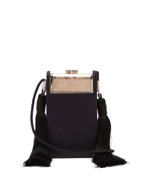 Matchesfashion.com Bienen-davis - Palladium Minaudire Cross-body Bag - Womens - Blue Multi