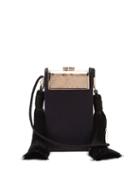 Matchesfashion.com Bienen-davis - Palladium Minaudire Cross-body Bag - Womens - Blue Multi