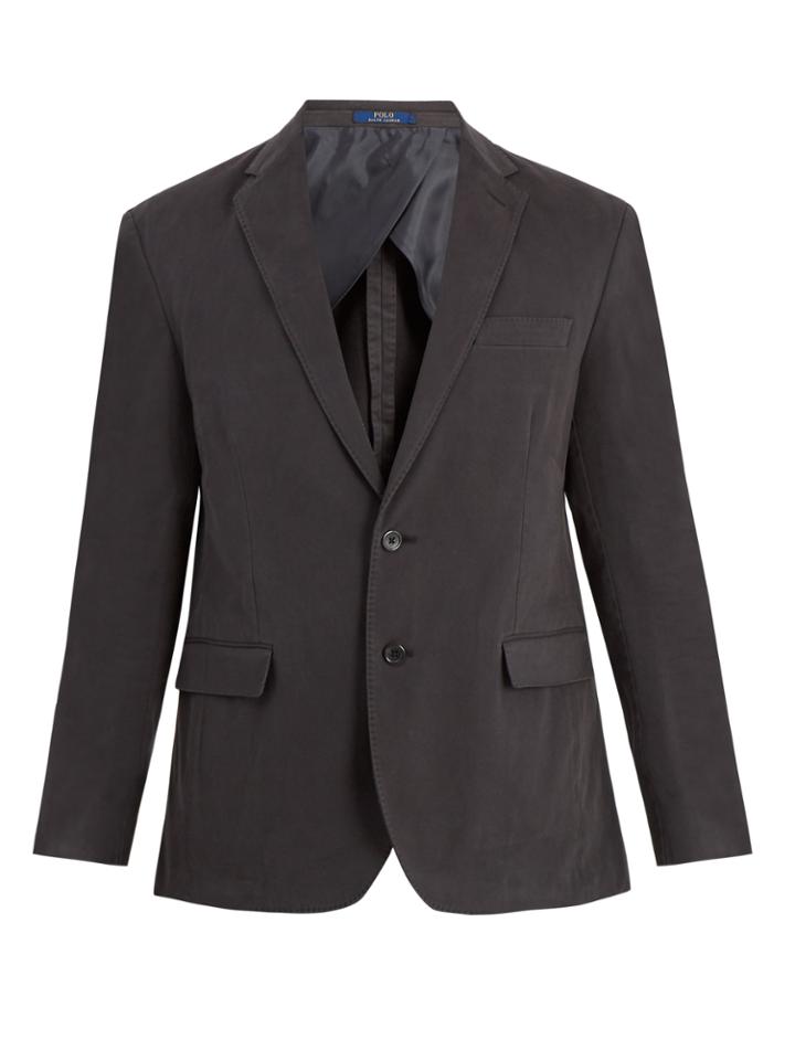 Polo Ralph Lauren Notch-lapel Cotton-blend Jacket