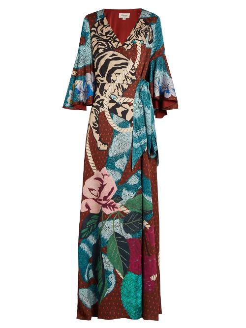 Temperley London Catalina Crepe De Chine Gown