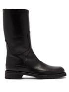 Matchesfashion.com Ann Demeulemeester - Leather Boots - Mens - Black