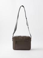 Smythson - Ludlow Grained-leather Cross-body Bag - Mens - Taupe