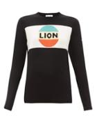Matchesfashion.com Bella Freud - Lion Wool Sweater - Womens - Black Multi