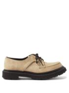Adieu - Waxed-suede Derby Shoes - Mens - Cream
