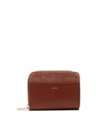 A.p.c. Claire Contrast-panel Zip-around Leather Wallet