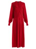 Joseph Jamie Ruched Silk-crepe Dress