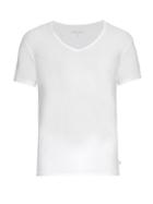 Matchesfashion.com Derek Rose - Jack Pima Cotton V Neck T Shirt - Mens - White