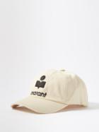 Isabel Marant - Tyron Logo-embroidered Cotton-canvas Cap - Womens - Cream Black