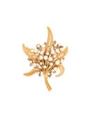 Dolce & Gabbana Pearl And Crystal Embellished Brooch