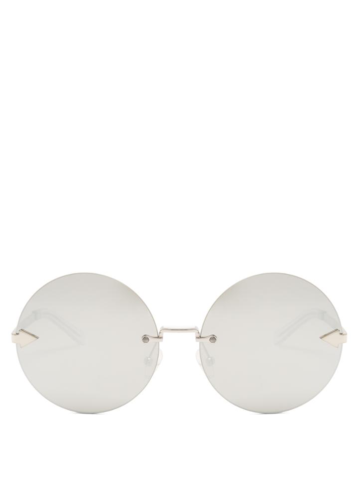 Karen Walker Eyewear Disco Circus Round-frame Sunglasses