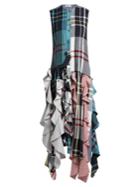J.w.anderson Ruffled-hem Patchwork Dress
