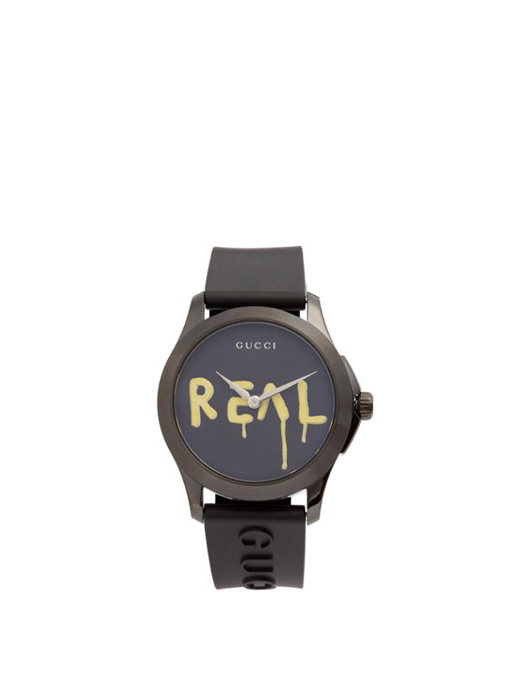 Gucci G-timeless Rubber Watch