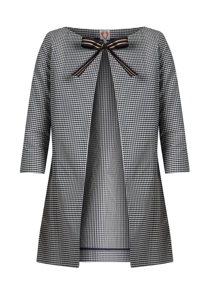 Shrimps Beatrice Checked Coat
