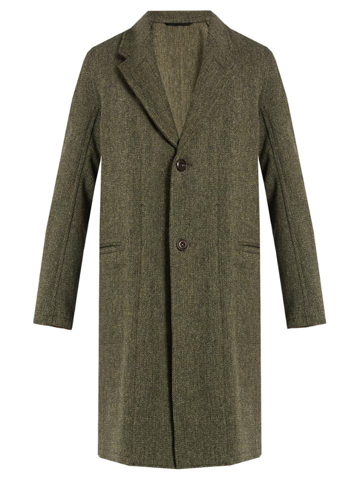 Lemaire Deconstructed Wool Coat