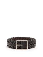 Paul Smith Reversible Braided-leather Belt