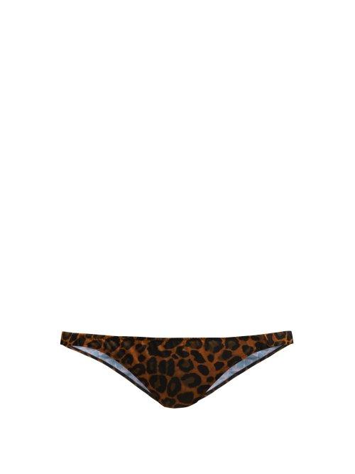 Matchesfashion.com Fisch - Corossol Leopard Print Bikini Briefs - Womens - Leopard