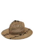 Matchesfashion.com Reinhard Plank Hats - Norma Topstitched Woven Grass Hat - Womens - Beige