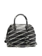 Matchesfashion.com Balenciaga - Ville S Leather Bag - Womens - Black Grey