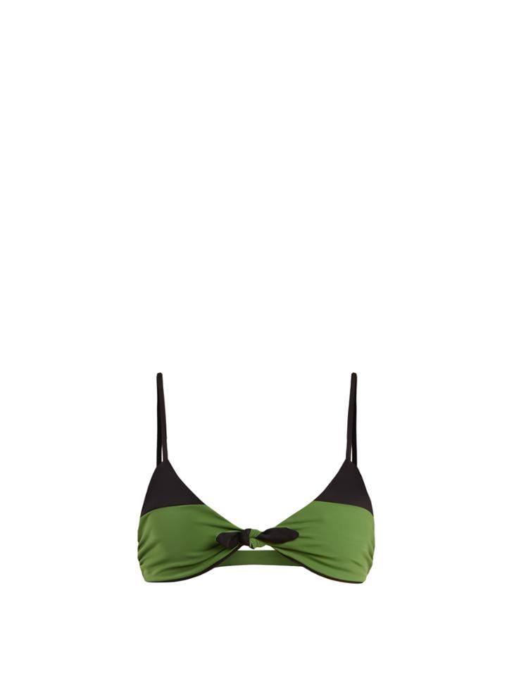 Mara Hoffman Carla Knot-detail Bikini Top