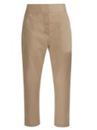 Adam Lippes Cropped Cotton Trousers