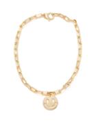 Joolz By Martha Calvo - Keep Smiling 14kt Gold-plated Necklace - Womens - Yellow Gold