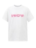 Balenciaga - Logo-print Cotton-jersey T-shirt - Womens - White