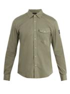Belstaff Steadway Single-cuff Stretch Cotton-blend Shirt