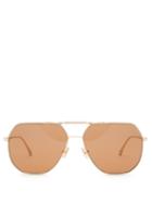 Tom Ford - Gilles-02 Metal Aviator Sunglasses - Mens - Rose Gold