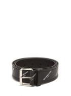 Balenciaga Logo-print Leather Belt