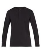 Lemaire Long-sleeved Cotton Henley Top