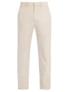 Bottega Veneta Mid-rise Cotton Chino Trousers
