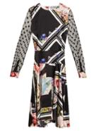 Preen By Thornton Bregazzi Erin Floral-print Silk Dress