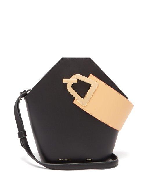 Matchesfashion.com Danse Lente - Johnny Leather Shoulder Bag - Womens - Black Nude
