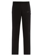Matchesfashion.com Off-white - Partial Stripe Print Cotton Jersey Track Pants - Mens - Black Silver