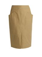 Isabel Marant Stanton Patch-pocket Cotton-blend Skirt
