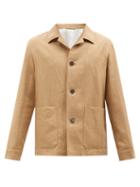 Ermenegildo Zegna - Patch-pocket Linen Jacket - Mens - Brown
