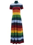 Staud - Fox Striped Merino Wool-blend Maxi Dress - Womens - Multi